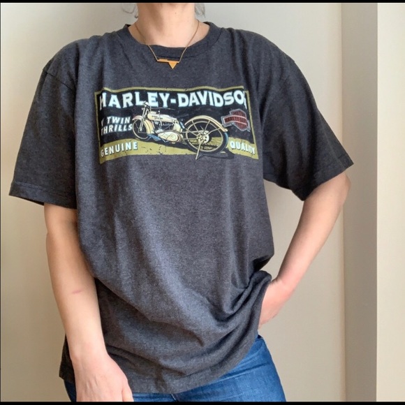 harley davidson oversized tee